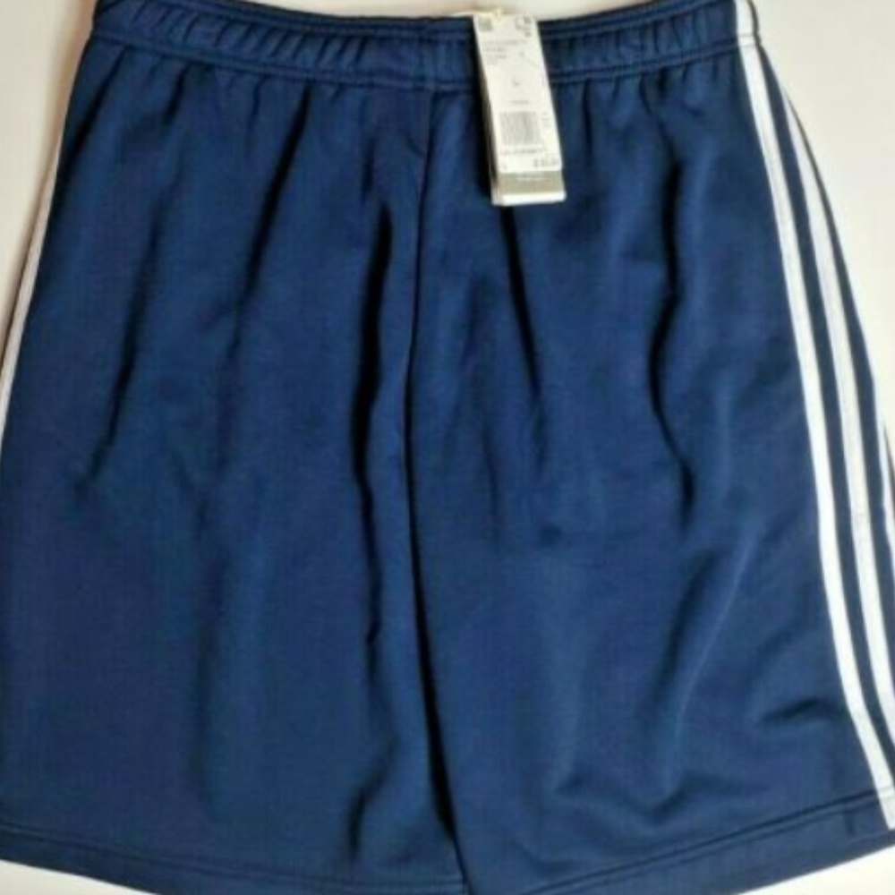 adidas Men's Navy Blue Large Shorts New 000G73